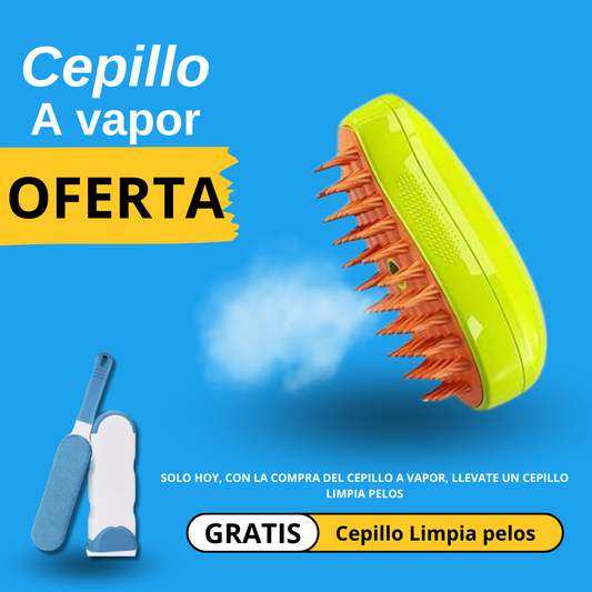 Cepillo a Vapor Para Mascotas