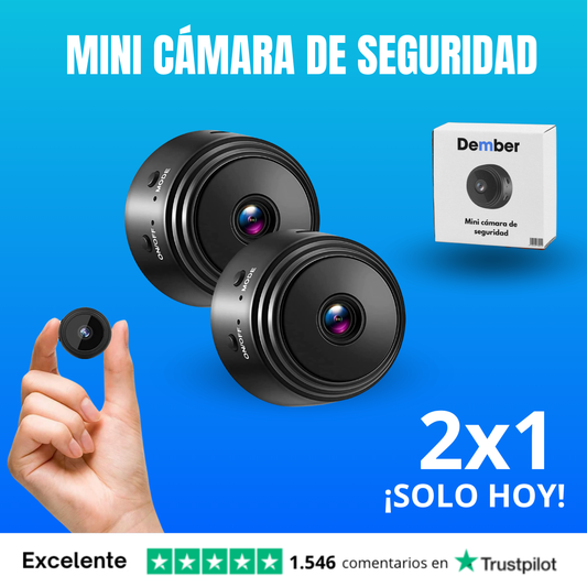 Mini Cámara de Vigilancia +1 GRATIS